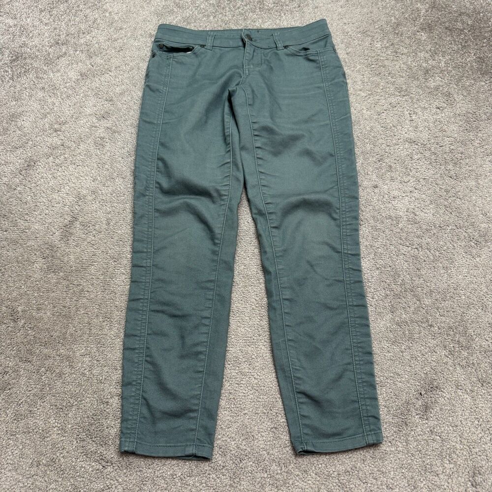 PrAna Kara Skinny Denim Jeans Womens 2/26 Slate Blue Organic Cotton 5-Pocket Fit